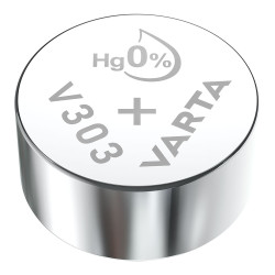 Micro pila de boton silver sr44 - v303 175mah (blister 1 unid.) ø11,6x5,4mm