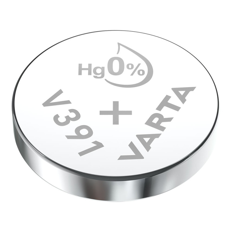 Micro pila de boton silver sr55 - v391 42 mah (blister 1 unid.) ø11,6x5,4mm Micro pila de boton silver sr55 - v391 42 mah (blister 1 unid.) ø11,6x5,4mm
