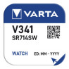 Micro pila de boton silver sr714sw - v341 15mah (blister 1 unid.) ø7,9x1,45mm