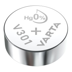 Micro pila de boton silver sr43 - v301 82mah (blister 1 unid.) ø11,6x4,2mm