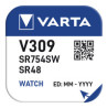 Micro pila de boton silver sr48 - v309 73mah (blister 1 unid.) ø7,9x5,4mm