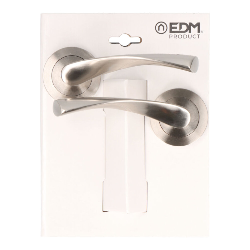 Juego roseta 707 níquel satinado ø 50 x 125 mm Juego roseta 707 níquel satinado ø 50 x 125 mm