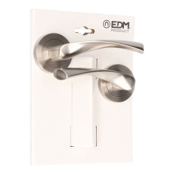 Juego roseta 707 níquel satinado ø 50 x 125 mm