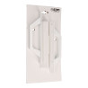 Asa placa recta 6804 aluminio blanco
