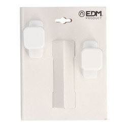 Pomo recuperable 6807 aluminio blanco