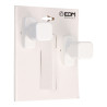 Pomo recuperable 6807 aluminio blanco