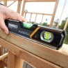 Nivel magnético tubular burbuja iluminada de 23cm tb-h2-l-m23-lh-m toughbuilt