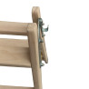 Escalera de madera 6 peldaños 164cm plabell