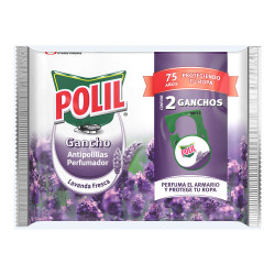 Antipolillas gancho lavanda 2 uds
