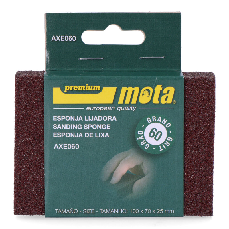 Lija de esponja alumina grano 60 axe060 mota Lija de esponja alumina grano 60 axe060 mota