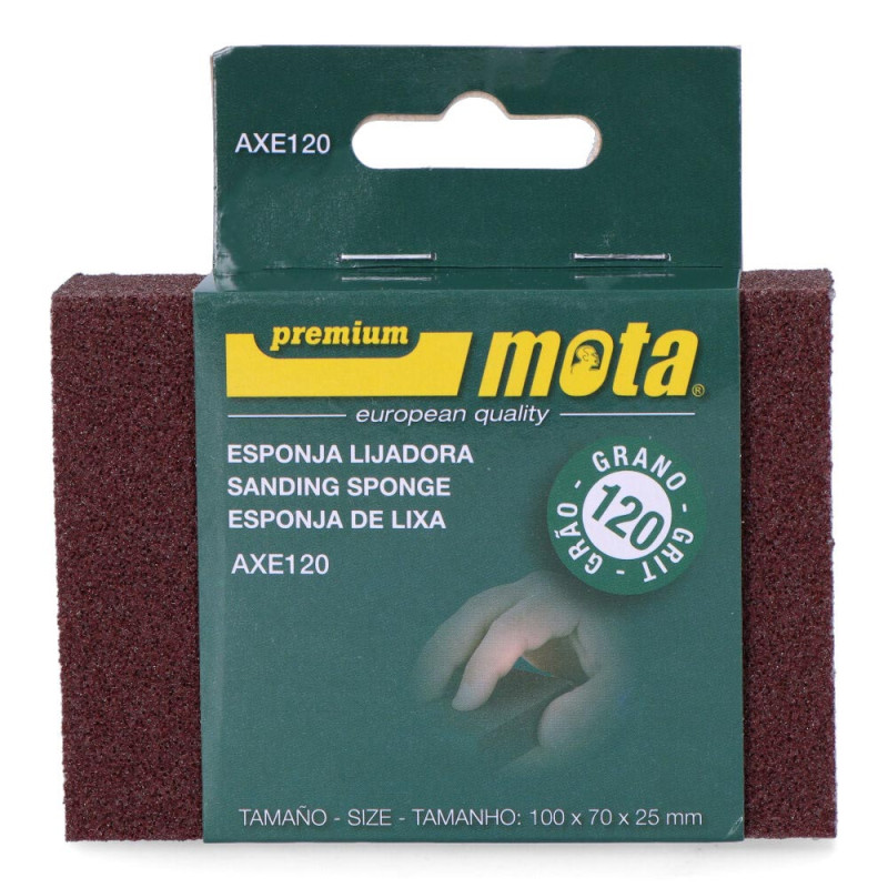 Lija de esponja alumina grano 120 axe120 mota Lija de esponja alumina grano 120 axe120 mota