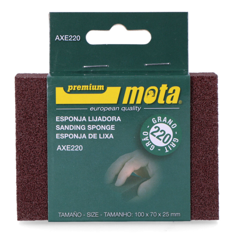 Lija de esponja alumina grano 220 axe220 mota Lija de esponja alumina grano 220 axe220 mota