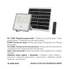 Foco proyector led solar 200w 1500lm 6500k