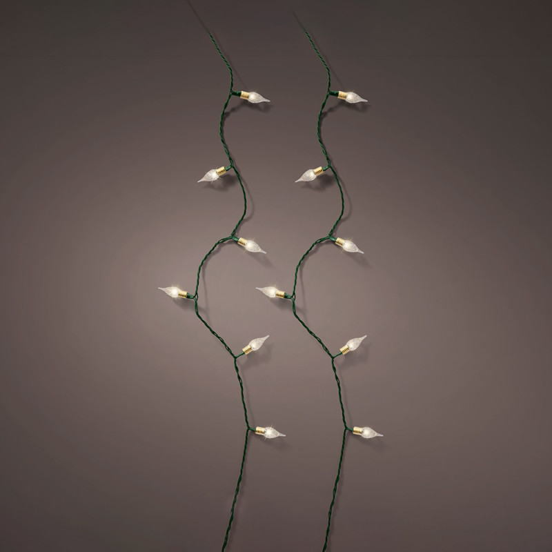 Guirnalda led color blanco cálido 8 funciones efecto centelleo para interior 1790cm 493275 Guirnalda led color blanco cálido 8 funciones efecto centelleo para interior 1790cm 493275