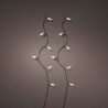 Guirnalda led color blanco cálido 8 funciones efecto centelleo para interior 1790cm 493275