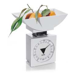 Balanza mecánica con bol blanca 1kg