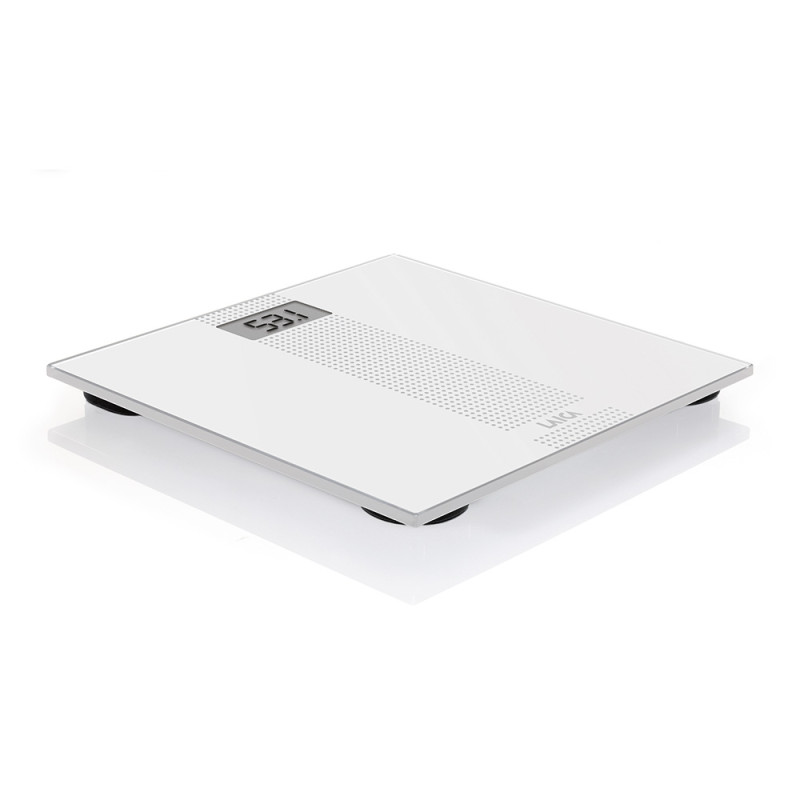 Báscula de baño electrónica blanca, máximo 180 kg Báscula de baño electrónica blanca, máximo 180 kg