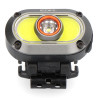 Linterna frontal led de aluminio recargable 7w+ 5w