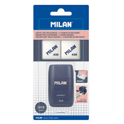 Blister afilaborra compact serie 1918 azul + 2 gomas de recambio milan