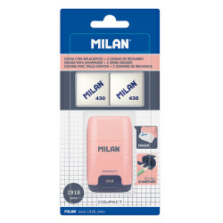 Blister afilaborra compact serie 1918 rosa + 2 gomas de recambio milan