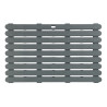 Tarima de baño interior y exterior 80x50cm gris 22948100