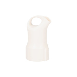 Base tipo f 4,8 mm 16 a 250 v t/tl con anilla para fácil extracción, blanca
