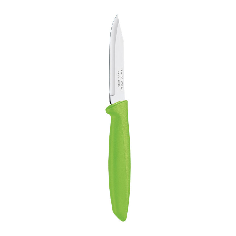 Cuchillo para legumbres y frutas 3" plenus verde 7,62cm tramontina Cuchillo para legumbres y frutas 3" plenus verde 7,62cm tramontina