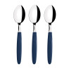 Juego de cucharas para té 3 piezas ipanema azul 13,9cm tramontina