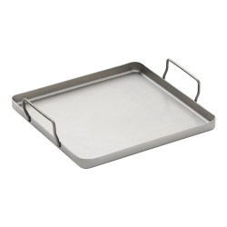 Bandeja de acero para horno 26 x 30 x 1,5 cm