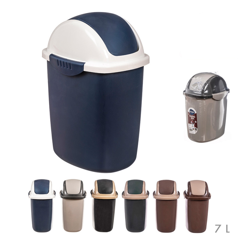 Papelera oval 7l colores surtidos balette Papelera oval 7l colores surtidos balette