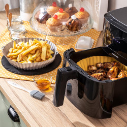 Cestas de silicona con pincel para freidoras de aire v0103786 innovagoods