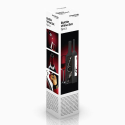 Estuche de vino con forma de botella v0100451 innovagoods