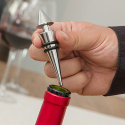 Estuche de vino con forma de botella v0100451 innovagoods