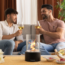 Chimenea de mesa de bioetanol decorativa v0103774 innovagoods