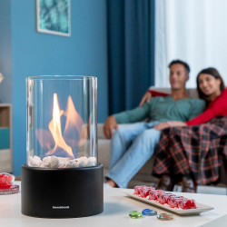 Chimenea de mesa de bioetanol decorativa v0103774 innovagoods