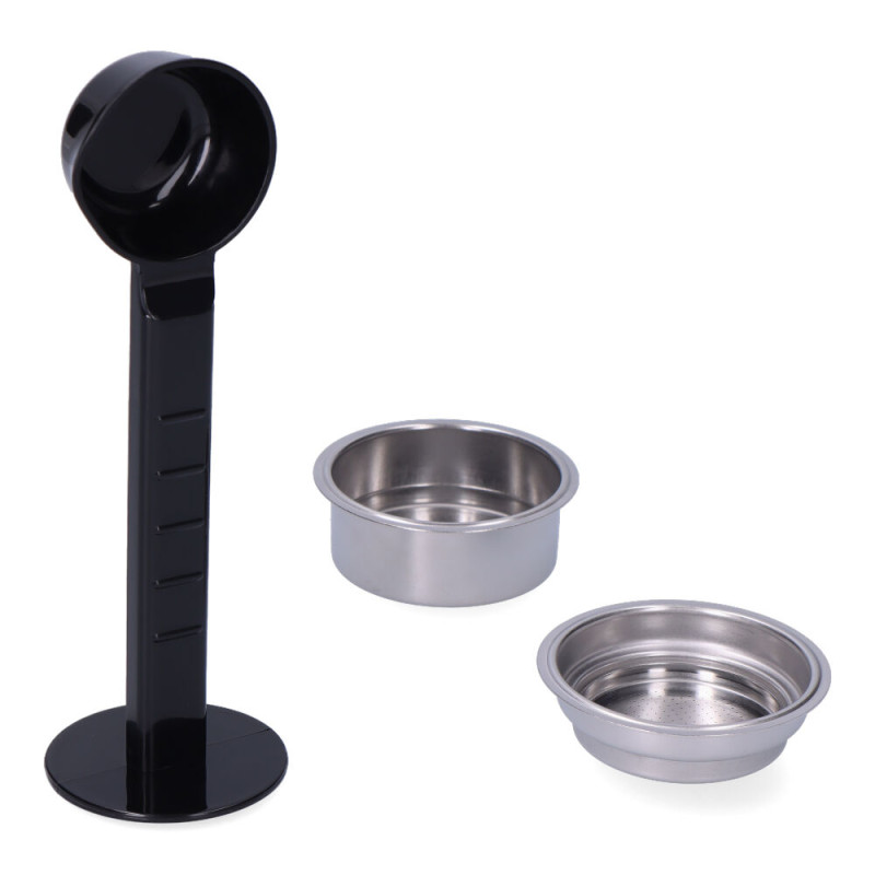 Set cuchara/prensador + filtro 1 taza + filtro 2 tazas para cafetera 07707 edm Set cuchara/prensador + filtro 1 taza + filtro 2 tazas para cafetera 07707 edm