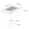 Aplique solar led 6w 720lm 6.500k con sensor crepuscular y movimiento. punto de luz extraíble. color negro edm