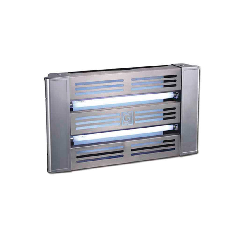 Atrapa insectos con placa adhesiva 2x15w 100m² 61x8,5x35cm Atrapa insectos con placa adhesiva 2x15w 100m² 61x8,5x35cm