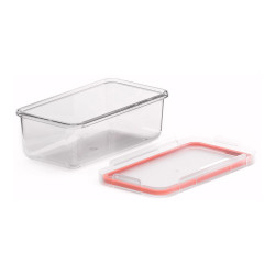Fiambrera hermética transparente 750 ml