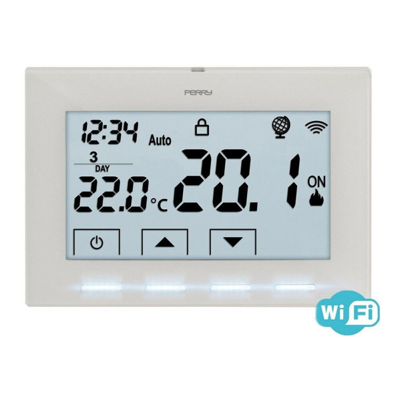 Cronotermostato wifi a 230v blanco 1tx cr029wifi perry Cronotermostato wifi a 230v blanco 1tx cr029wifi perry