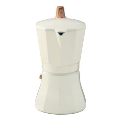 Cafetera petra crema de aluminio de 9 taza