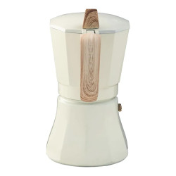 Cafetera petra crema de aluminio de 9 taza