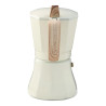 Cafetera petra crema de aluminio de 9 taza