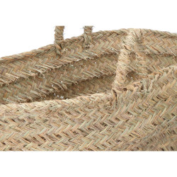 Cesta para leñero de esparto 60x35x45cm oval