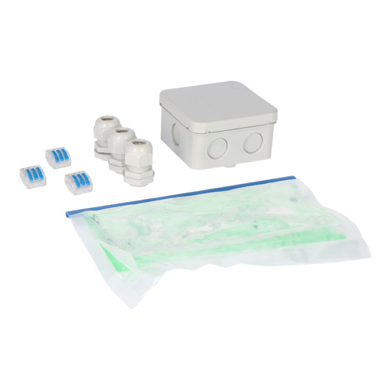 Isolkit aislante y sellante con caja derivación 80mm Isolkit aislante y sellante con caja derivación 80mm