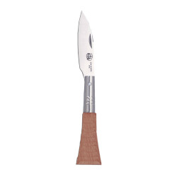 Navaja acero inoxidable / madera natural, hoja 5,2 cm