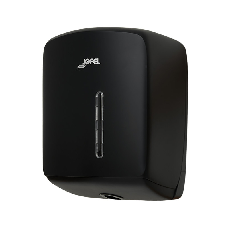 Dispensador papel mecha timeless abs reciclado negro jofel Dispensador papel mecha timeless abs reciclado negro jofel