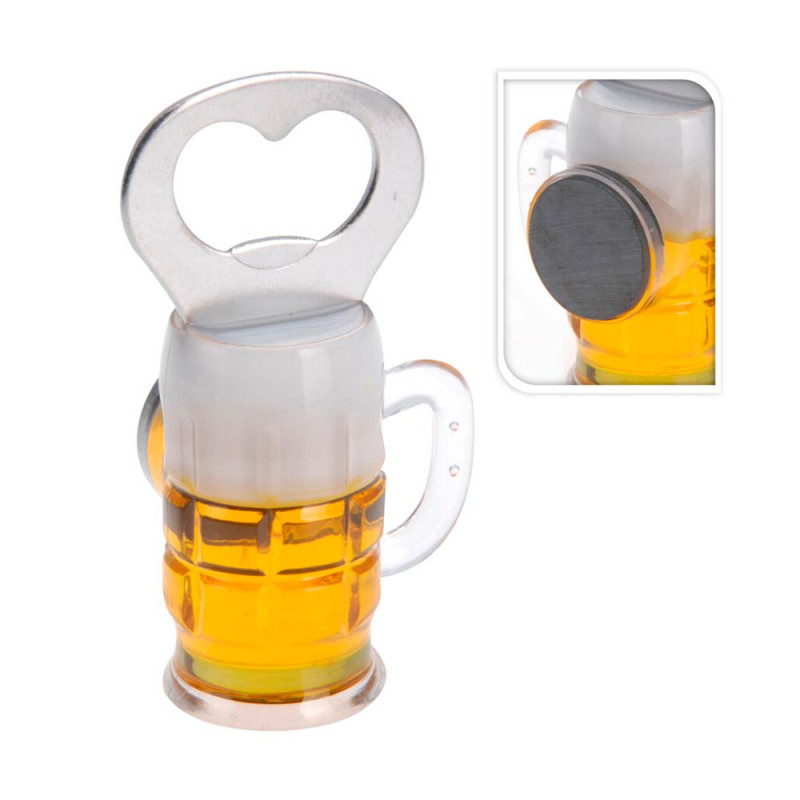 Descapsulador forma de jarra de cerveza con iman Descapsulador forma de jarra de cerveza con iman