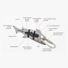Multiherramienta sharkey 12 en 1