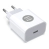 Cargador pd 20 w + cable lightning blanco